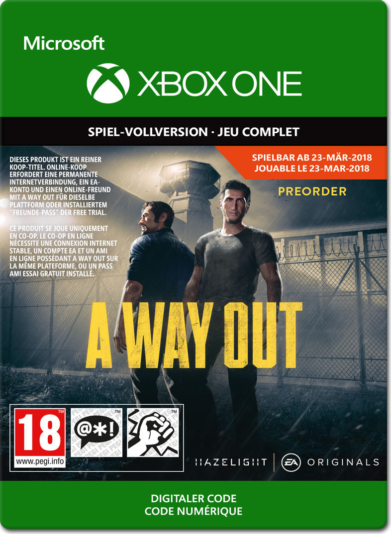 A Way Out XBOX Digital Code