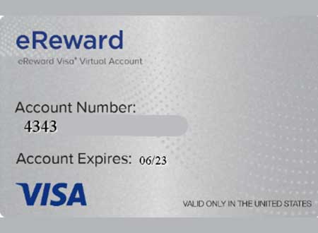 Buy VISA Card eReward Virtual Card