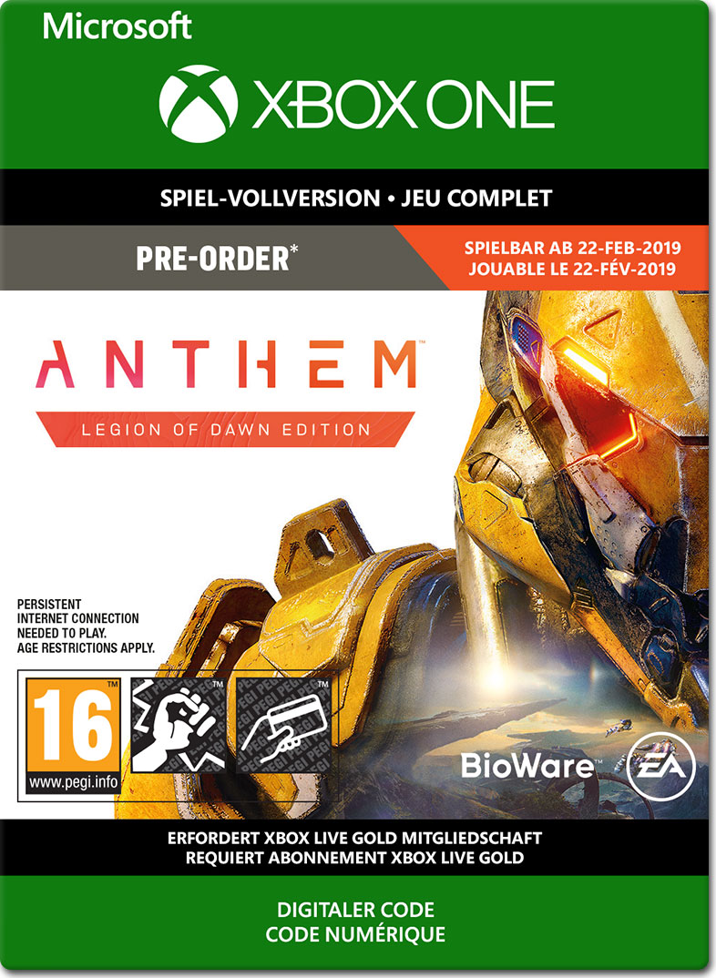 Anthem Legion of Dawn Edition XBOX Digital Code