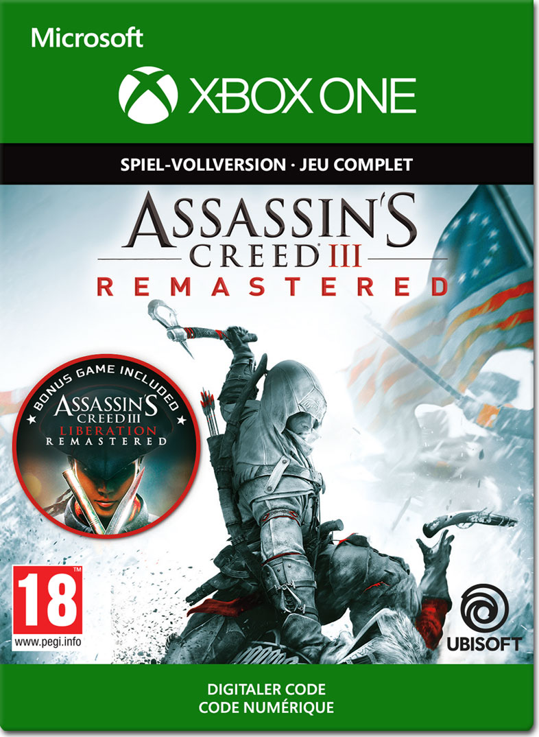 Assassin’s Creed 3 Remastered XBOX Digital Code