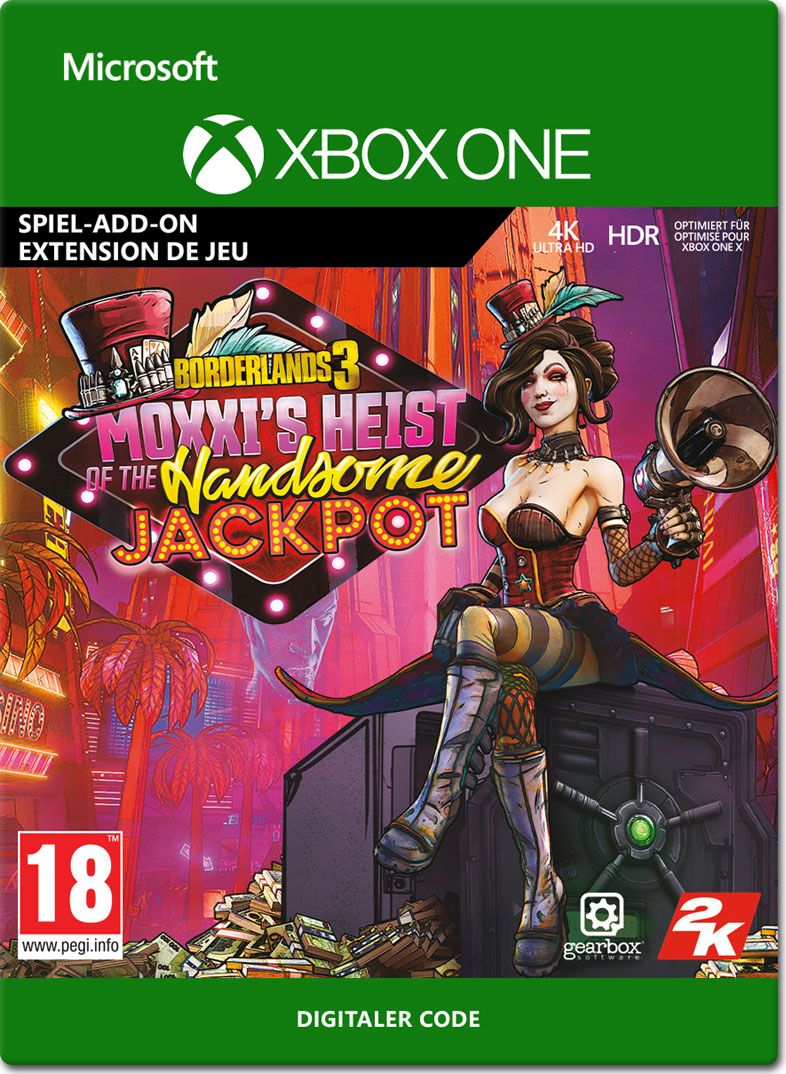 Borderlands 3 DLC 1 Moxxi’s Heist of the Handsome Jackpot XBOX Digital Code