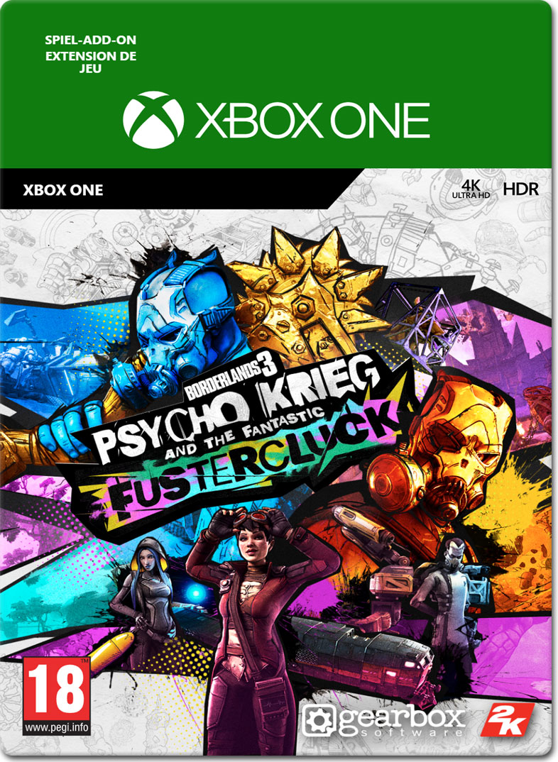 Borderlands 3 DLC 4 Psycho Krieg and the Fantastic Fustercluck XBOX Digital Code