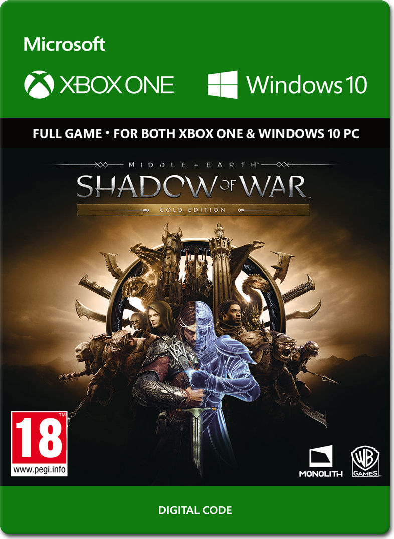 Middle-earth Shadow of War Gold Edition XBOX Digital Code