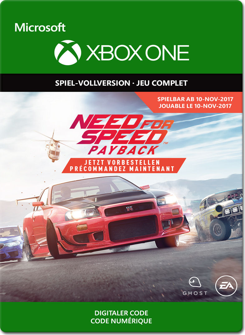 Need for Speed Payback XBOX Digital Code