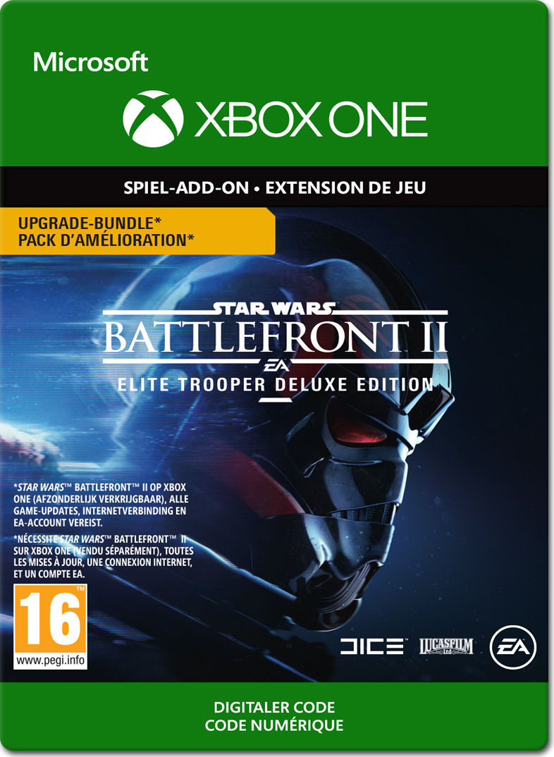 Star Wars Battlefront 2 Elite Trooper Deluxe Edition Upgrade XBOX Digital Code