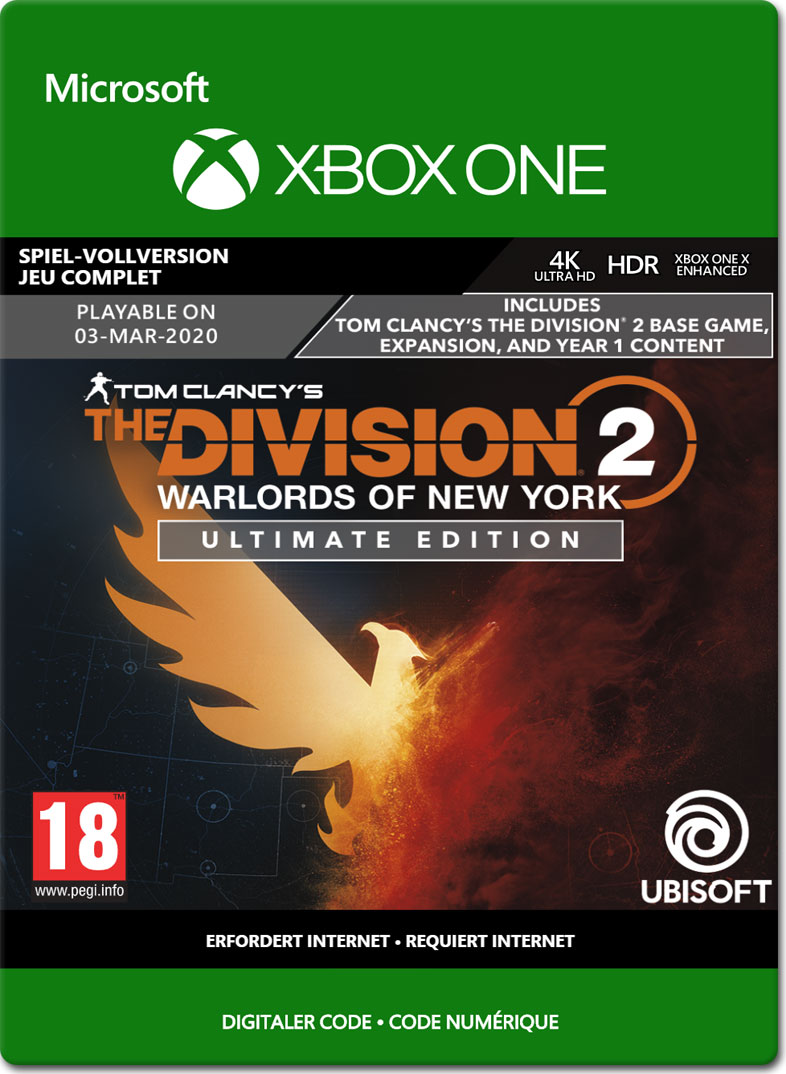 The Division 2 Warlords of New York Ultimate Edition XBOX Digital Code