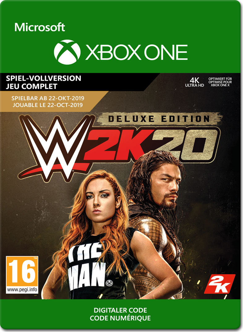 WWE 2K20 Deluxe Edition XBOX Digital Code