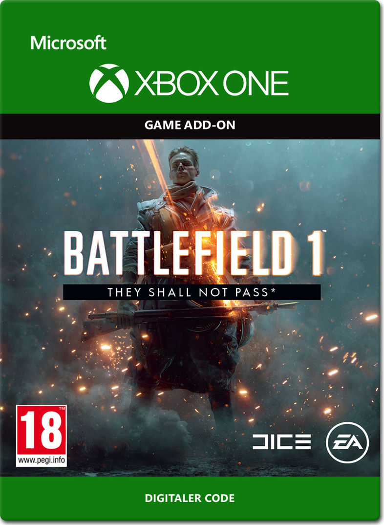 Battlefield 1 DLC 1 They Shall Not Pass XBOX Digital Code