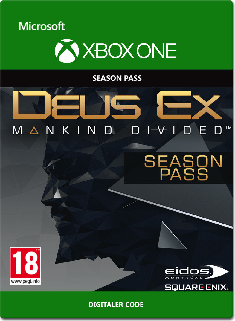 Deus Ex Mankind Divided Season Pass XBOX Digital Code