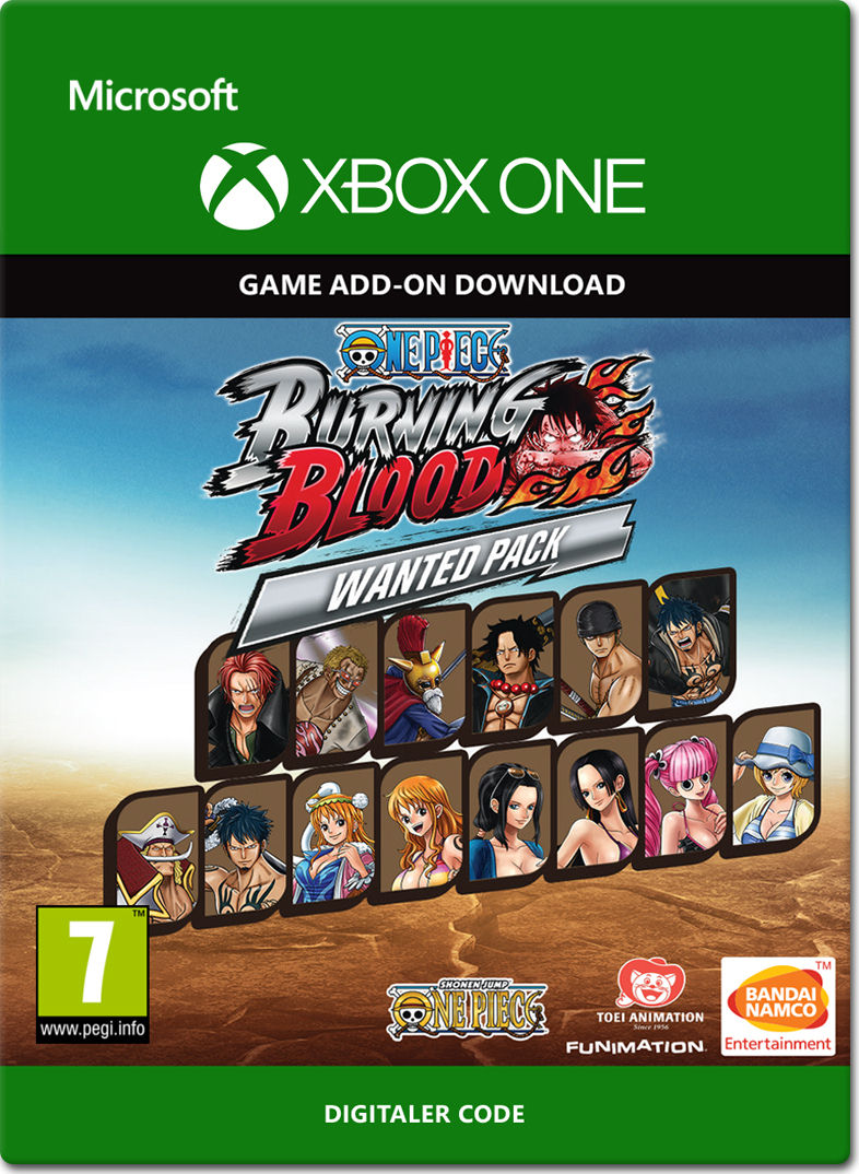 One Piece Burning Blood Wanted Pack XBOX Digital Code