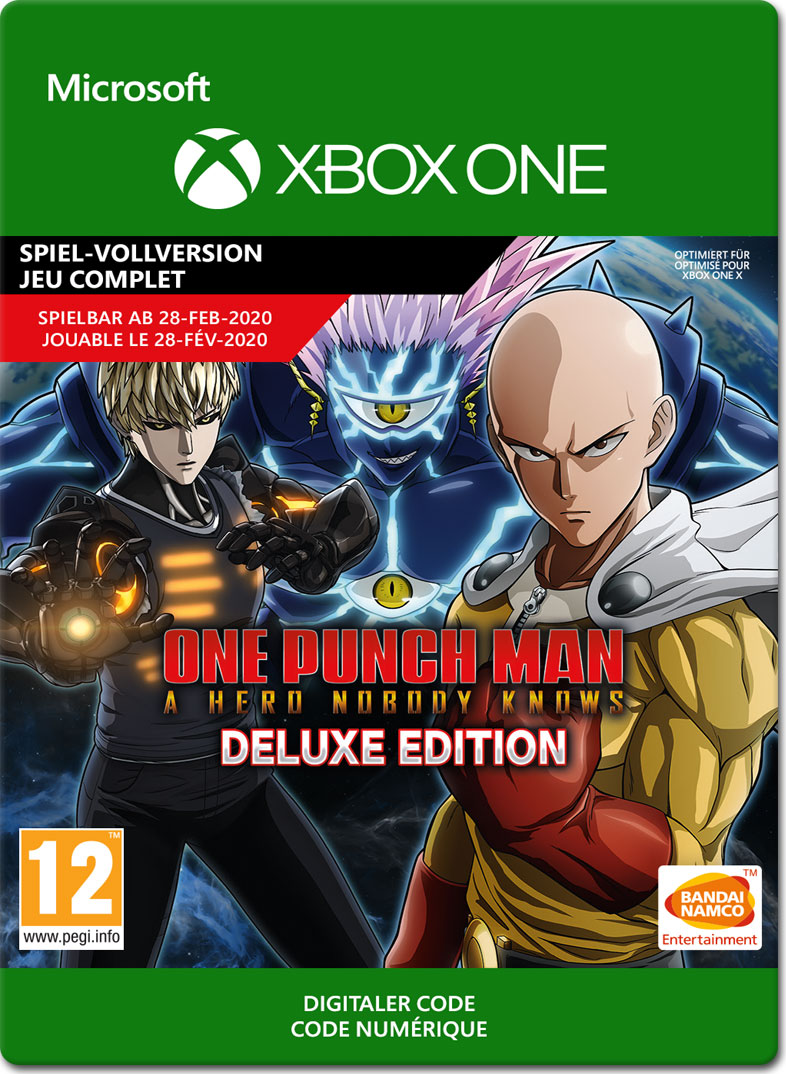 One Punch Man A Hero Nobody Knows Deluxe Edition XBOX Digital Code