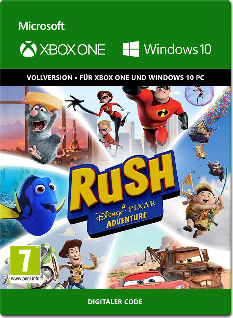 Rush A Disney Pixar Adventure XBOX Digital Code