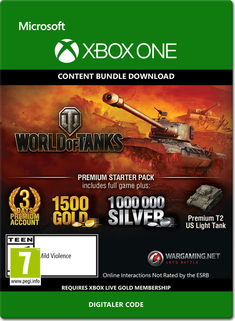 World of Tanks Premium Starter Pack XBOX Digital Code